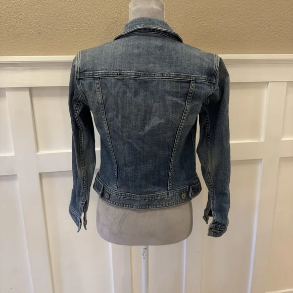 Talbots Classic Jean Jacket Size:P (S) Women Denim Pockets Cotton - Picture 3 of 12